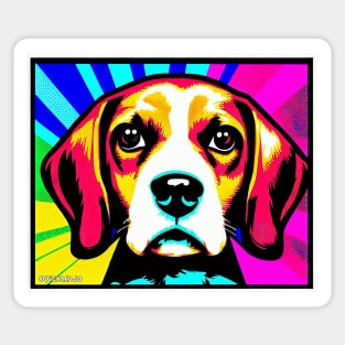 Beagle Pop Art Sticker